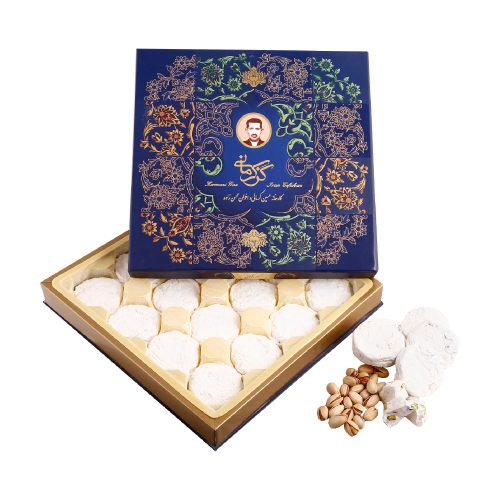 گز آردی پسته 40 درصد فوق ممتاز انگبینی گز کرمانی