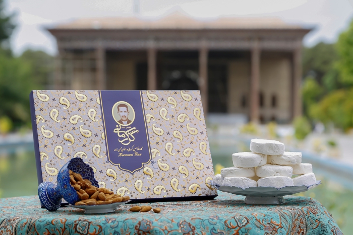 گز آردی مخلوط پسته و بادام ۲۸ درصد گز کرمانی 1028