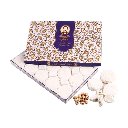 گز آردی مخلوط پسته و بادام 28 درصد گز کرمانی