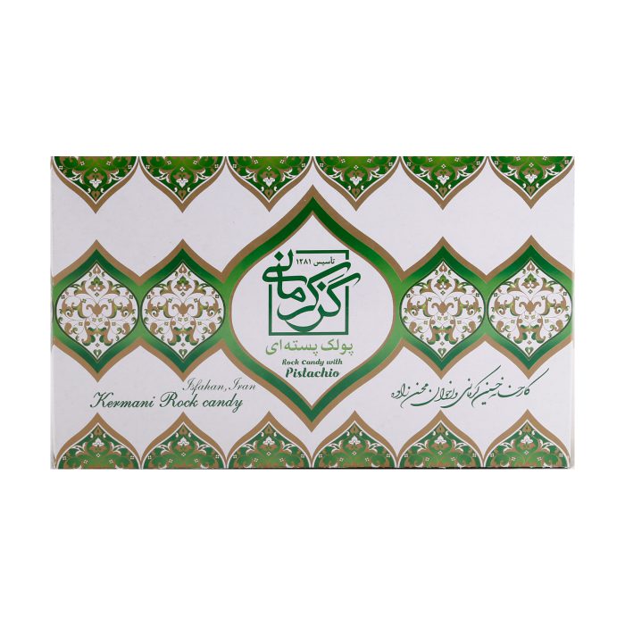 پولکی پسته ای گز کرمانی