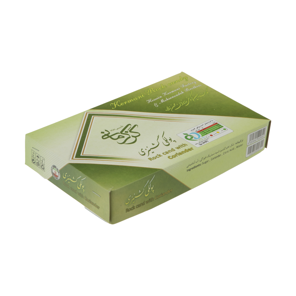 پولکی گشنیزی گز کرمانی
