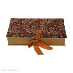 گز لقمه پسته 38 درصد جعبه ترمه گز کرمانی