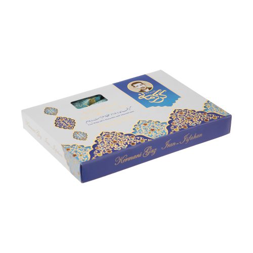 گز لقمه مخلوط پسته و بادام 18 درصد گز کرمانی